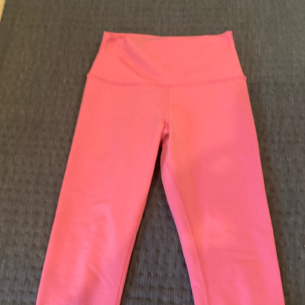 ALO Yoga Pink Leggings Vibrant Activewear